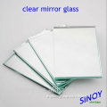 1.1mm - 6mm Large sheet clear or colored mirror glass from silver coated or aluminum coated float glass with max 2440 x 3660mm